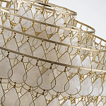 Люстра многоярусная с декором из натуральной морской ракушки Iridescent Light варинант исполнения - 7 | Loft Concept в Ульяновске