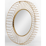 Зеркало круглое настенное в металлической оправе Modern Mirror Space варинант исполнения - 2 | Loft Concept в Ульяновске