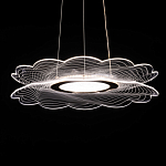 Люстра с прозрачным волнистым плафоном в форме цветка Ethereal Bloom варинант исполнения - 6 | Loft Concept в Ульяновске