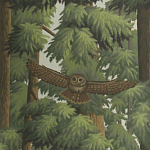 Обои ручная роспись Redwoods Colourway SC-281 on scenic paper варинант исполнения - 2 | Loft Concept в Ульяновске