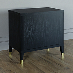 Прикроватная тумбочка с полкой Elsa Dreams Black варинант исполнения - 4 | Loft Concept в Ульяновске