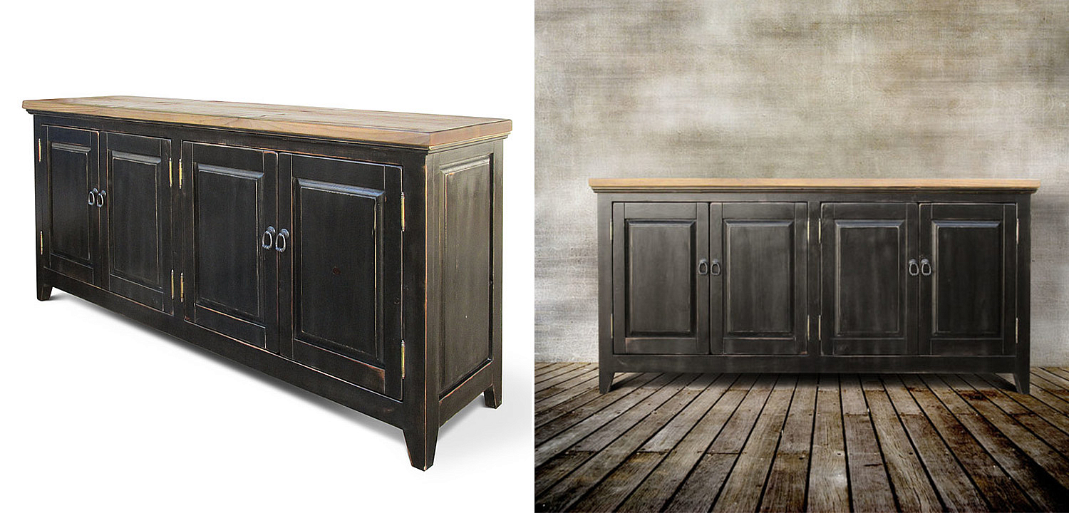 Комод в стиле прованс Sidsel Provence HARMONIE Antique Black Черный Комод в стиле прованс Sidsel Provence HARMONIE Antique Black Черный - Loft-Concept в Ульяновске