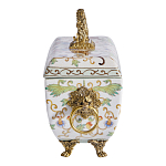 Шкатулка с фигуркой льва на крышке Eden Garden варинант исполнения - 4 | Loft Concept в Ульяновске