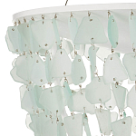 Люстра круглая с каскадом из декоративных элементов Sea Glass варинант исполнения - 2 | Loft Concept в Ульяновске