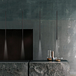 Подвсеной светильник светодиодный металлический цилиндрической формы Высота 100 см Trumpet tube варинант исполнения - 6 | Loft Concept в Ульяновске