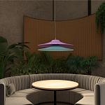 Подвесной вязаный светильник в двухцветном исполнении «Двойной Токио»  варинант исполнения - 2 | Loft Concept в Ульяновске