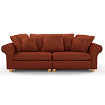 Мебельная ткань Шенилл терракотовый цвет 138 см T4-44 варинант исполнения - 4 | Loft Concept в Ульяновске