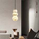 Подвесной светильник с фигурными плафонами Stone Triad варинант исполнения - 4 | Loft Concept в Ульяновске