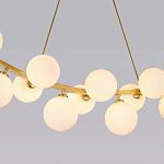 Люстра подвесная с белыми лампами в форме шара Felicitat варинант исполнения - 2 | Loft Concept в Ульяновске