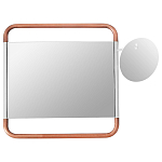 Настенное зеркало Copper White Square Functional Mirror варинант исполнения - 1 | Loft Concept в Ульяновске