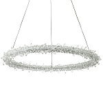 Кольцевая люстра украшенная кристаллами из хрусталя Gilbertine Crystals Ring Chandelier варинант исполнения - 1 | Loft Concept в Ульяновске