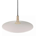 Подвесной светильник круглый в сочетании дерева и металла Space варинант исполнения - 2 | Loft Concept в Ульяновске