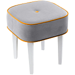 Квадратный мягкий пуф на белых ножках Winton Pouf Square варинант исполнения - 11 | Loft Concept в Ульяновске