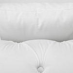 Кресло низкое с мягкой обивкой из велюра на 4-х ножках из массива березы Sophie Armchair white варинант исполнения - 4 | Loft Concept в Ульяновске