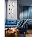 Подвесной светильник с двумя белыми рифлеными цилиндрическими плафонами Golden Swirl варинант исполнения - 8 | Loft Concept в Ульяновске