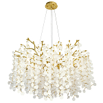 Люстра с круглыми хрустальными подвесками Fairytree Gold Crystal Branches Chandelier 10 варинант исполнения - 2 | Loft Concept в Ульяновске