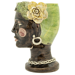 Ваза Vase Selva Moro Head Shiny варинант исполнения - 1 | Loft Concept в Ульяновске