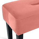 Мягкий  пуф на черных ножках Winton Pouf варинант исполнения - 22 | Loft Concept в Ульяновске