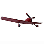 Полка книжная красная в виде самолёта в стиле лофт FLY варинант исполнения - 1 | Loft Concept в Ульяновске