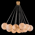 Люстра подвесная круглая с сферическими плафонами из натурального камня Glowing Spheres варинант исполнения - 13 | Loft Concept в Ульяновске