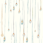 Мебельная ткань Велюр Raindrops White 145 см N 1003 варинант исполнения - 1 | Loft Concept в Ульяновске