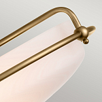 Потолочный светильник со стеклянным плафоном на изогнутых кронштейнах Quoizel  варинант исполнения - 14 | Loft Concept в Ульяновске