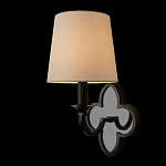 Бра с белым текстильным абажуром и фигурным основанием с зеркальной вставкой Vitorino варинант исполнения - 9 | Loft Concept в Ульяновске