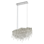 Люстра подвесная с металлическими цепочками и изогнутыми металлическими дугами 72 см Atlantis Chain варинант исполнения - 4 | Loft Concept в Ульяновске