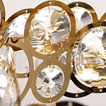 Люстра подвесная из золотых колец 57 см Golden Circles варинант исполнения - 10 | Loft Concept в Ульяновске