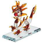 Декоративная стеклянная статуэтка Дракон Glass Dragon Statuette варинант исполнения - 4 | Loft Concept в Ульяновске