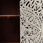 Шкаф с орнаментом ручная резьба из дерева Indian Antique Furniture  варинант исполнения - 3 | Loft Concept в Ульяновске