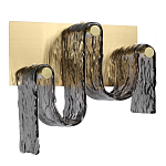 Бра волнистой формы из фактурного стекла Big Wave варинант исполнения - 1 | Loft Concept в Ульяновске