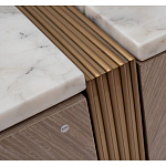 Комод с мраморной столешницей Uniqueness Marble варинант исполнения - 4 | Loft Concept в Ульяновске