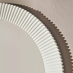 Зеркало в круглой фактурной раме Mirror Modern Texture белое варинант исполнения - 4 | Loft Concept в Ульяновске