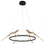 Подвесной светильник с декором в виде птиц Birds Ring Hanging Lamp варинант исполнения - 2 | Loft Concept в Ульяновске