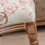 Стул из массива бука светло-зеленый с растительным орнаментом Raffael Angel Green Chair варинант исполнения - 5 | Loft Concept в Ульяновске