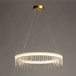 Люстра круглая с прозрачными стеклянными трубками 51 см Nembus варинант исполнения - 3 | Loft Concept в Ульяновске