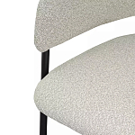 Стул мягкий с подлокотниками Chair Gray Upholstery Boucle варинант исполнения - 6 | Loft Concept в Ульяновске
