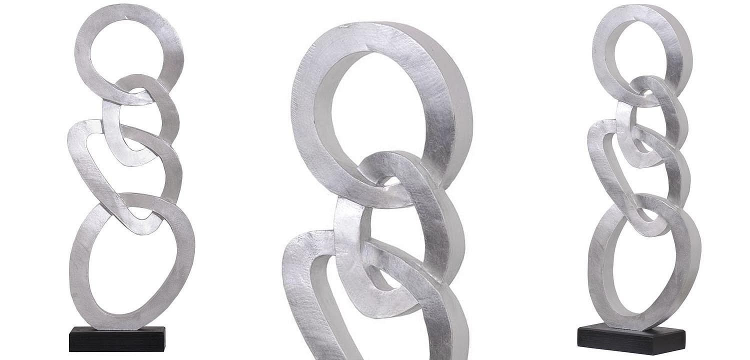 Статуэтка Anillos Statuette silver II Статуэтка Anillos Statuette silver II - Loft-Concept в Ульяновске