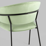 Стул в велюре фисташкового цвета Horizon варинант исполнения - 7 | Loft Concept в Ульяновске