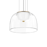 Подвесной светильник с куполообразным прозрачным стеклянным плафоном Grada Light варинант исполнения - 7 | Loft Concept в Ульяновске