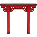 Деревянная консоль в китайском стиле красная Tang Console Table варинант исполнения - 1 | Loft Concept в Ульяновске