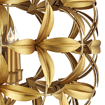 Люстра в форме шара из золотых лепестков Hanging Flowers варинант исполнения - 2 | Loft Concept в Ульяновске