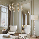 Торшер с фактурным каркасом и прямоугольным тканевым абажуром Shiye and Simplicity варинант исполнения - 3 | Loft Concept в Ульяновске