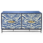 Буфет в гостиную с инкрустацией Bone Inlay Deco Sideboard - Orleans ZEBRA варинант исполнения - 4 | Loft Concept в Ульяновске