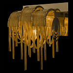 Бра с перфорированными металлическими дугами и цепочками 22 см Atlantis Chain варинант исполнения - 6 | Loft Concept в Ульяновске