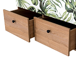 Шкаф с принтом Floral notes варинант исполнения - 3 | Loft Concept в Ульяновске