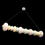 Подвесной светильник светодиодный горизонтальный в виде ожерелья из пастельных сфер Pastel Lunaria Horizon  варинант исполнения - 3 | Loft Concept в Ульяновске