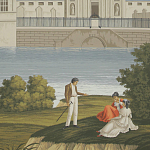 Обои ручная роспись Monuments of Paris Roberts on scenic paper варинант исполнения - 2 | Loft Concept в Ульяновске