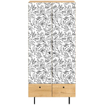 Шкаф с принтом Floral notes варинант исполнения - 2 | Loft Concept в Ульяновске